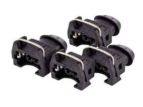 Connector Housing Kit Fuel Injector. Porsche 924S / 944 / 968 - 92861282500, 92861282501 - PSGESV